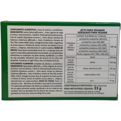Salvia Plus 60 cápsulas de Integralia INTEGRALIA INT-568 Menopausia salud.bio