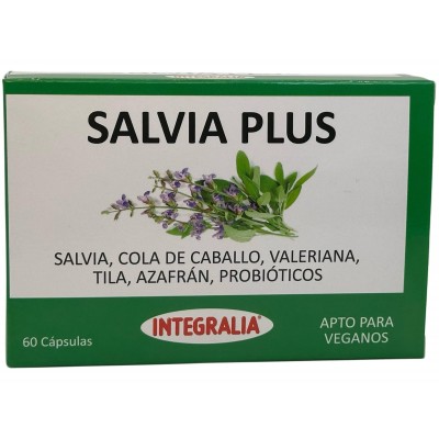 Salvia Plus 60 cápsulas de Integralia INTEGRALIA INT-568 Menopausia salud.bio