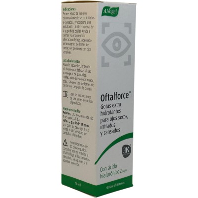 Oftalforce™ (Cuidado oftálmico) extra hidratante ojos, 10ml de A.vogel A.Vogel AVO-39203 Ojos, visión salud.bio
