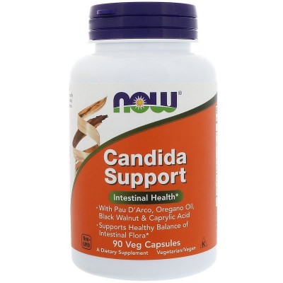 Apoyo de cándida, cápsulas vegetales de Now Foods NOW Foods  Ayudas aparato Digestivo salud.bio