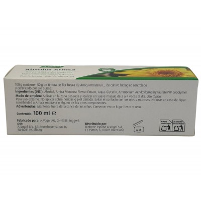 Absolut árnica gel (atrosan) BIO 100ml. de A.Vogel A.Vogel AVO-42487 HUESOS Y ARTICULACIONES salud.bio