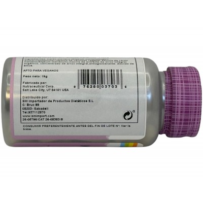 Milk Thistle 30 cápsulas (Silimarina - Cardo Mariano) de Solaray SOLARAY SOLA-03703 Higado y sistema hepatobiliar salud.bio