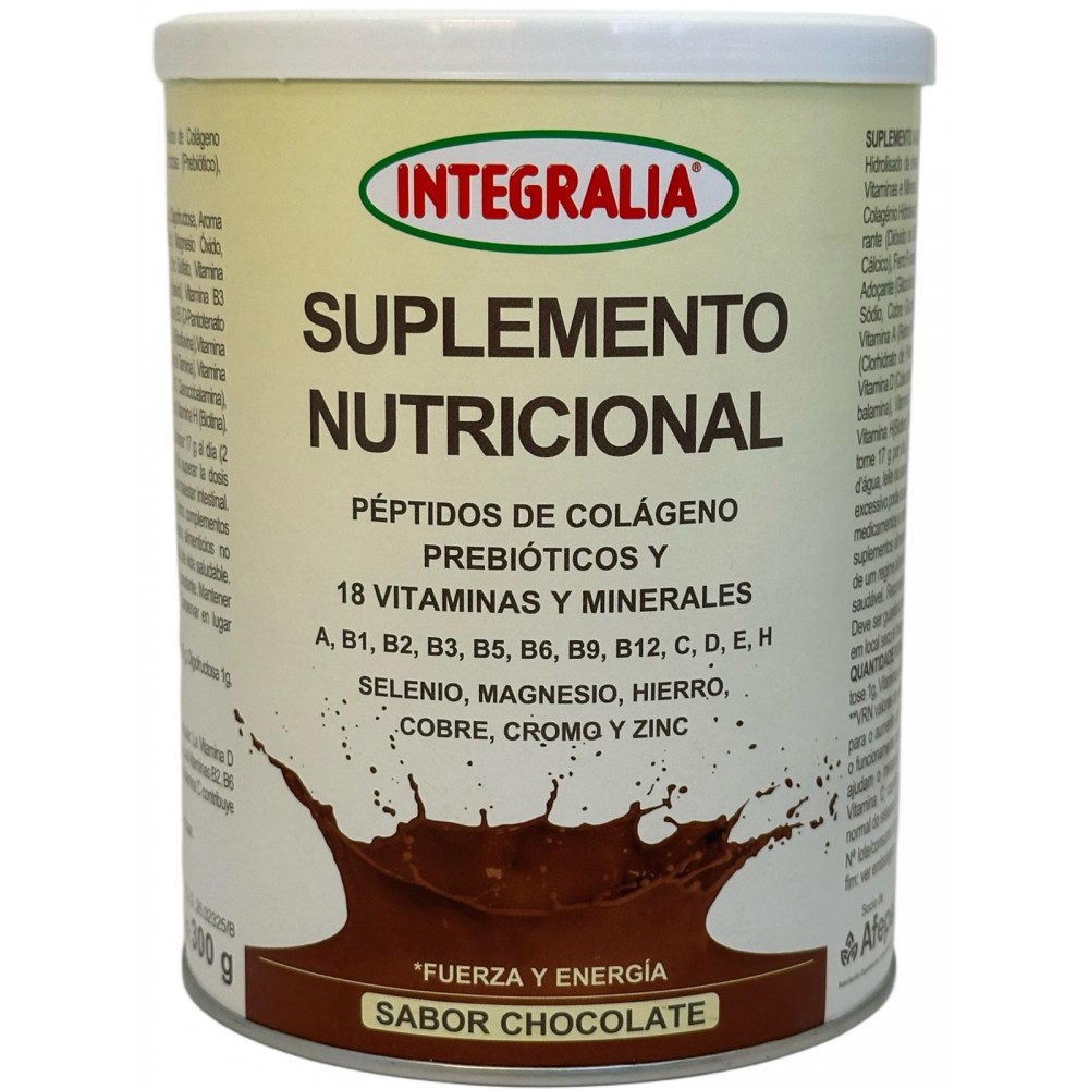 Suplemento Nutricional 300g sabor Chocolate de Integralia INTEGRALIA INT-54629 Proteinas salud.bio