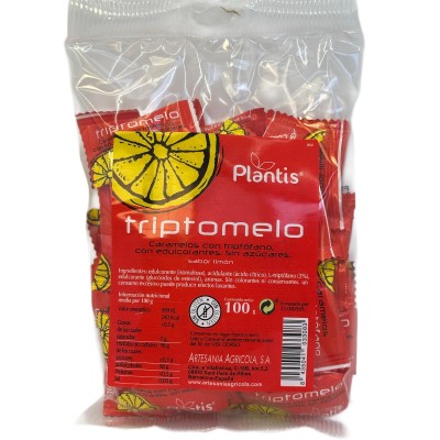Caramelo Triptomelo sin azúcar de Plantis Artesania Agrícola 8435041033083 Estados emocionales, ansiedad, estrés, depresión, ...