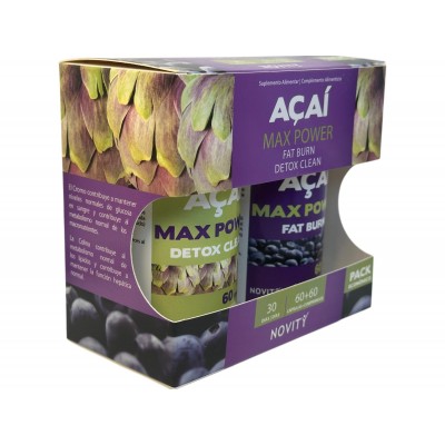 Acai Max Power Novity de Dietmed Dietmed 10019105170 Quemagrasas y similares salud.bio