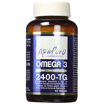 Omega 3 2400-TG 90 Perlas de Estado Puro - Tongil Tongil M30 Sistema cardiovascular salud.bio