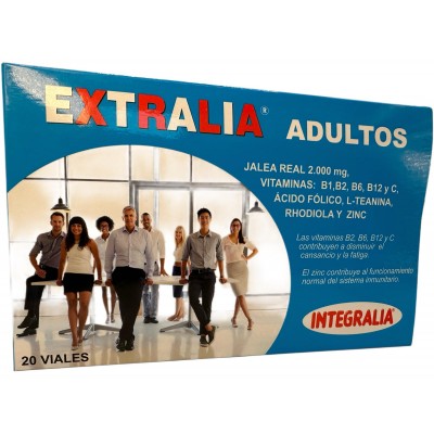 Extralia Adultos 20 viales bebibles de Integralia INTEGRALIA 434 Sénior y Tercera Edad salud.bio