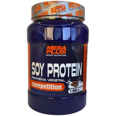 Soy Protein (proteina de soja) Competition 1kg sabor chocolate de MegaPlus Megaplus 165050 Proteinas salud.bio