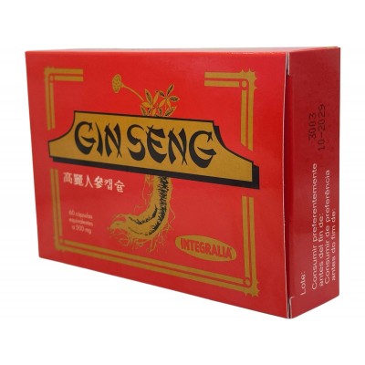 Ginseng coreano (Panax ginseng C.A. raiz) 60 cápsulas de Integralia INTEGRALIA 2 Cansancio, fatiga, astenia primaveral salud.bio