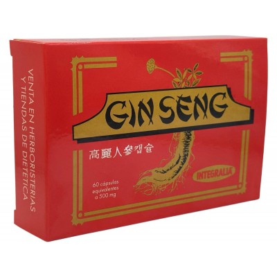 Ginseng coreano (Panax ginseng C.A. raiz) 60 cápsulas de Integralia INTEGRALIA 2 Cansancio, fatiga, astenia primaveral salud.bio