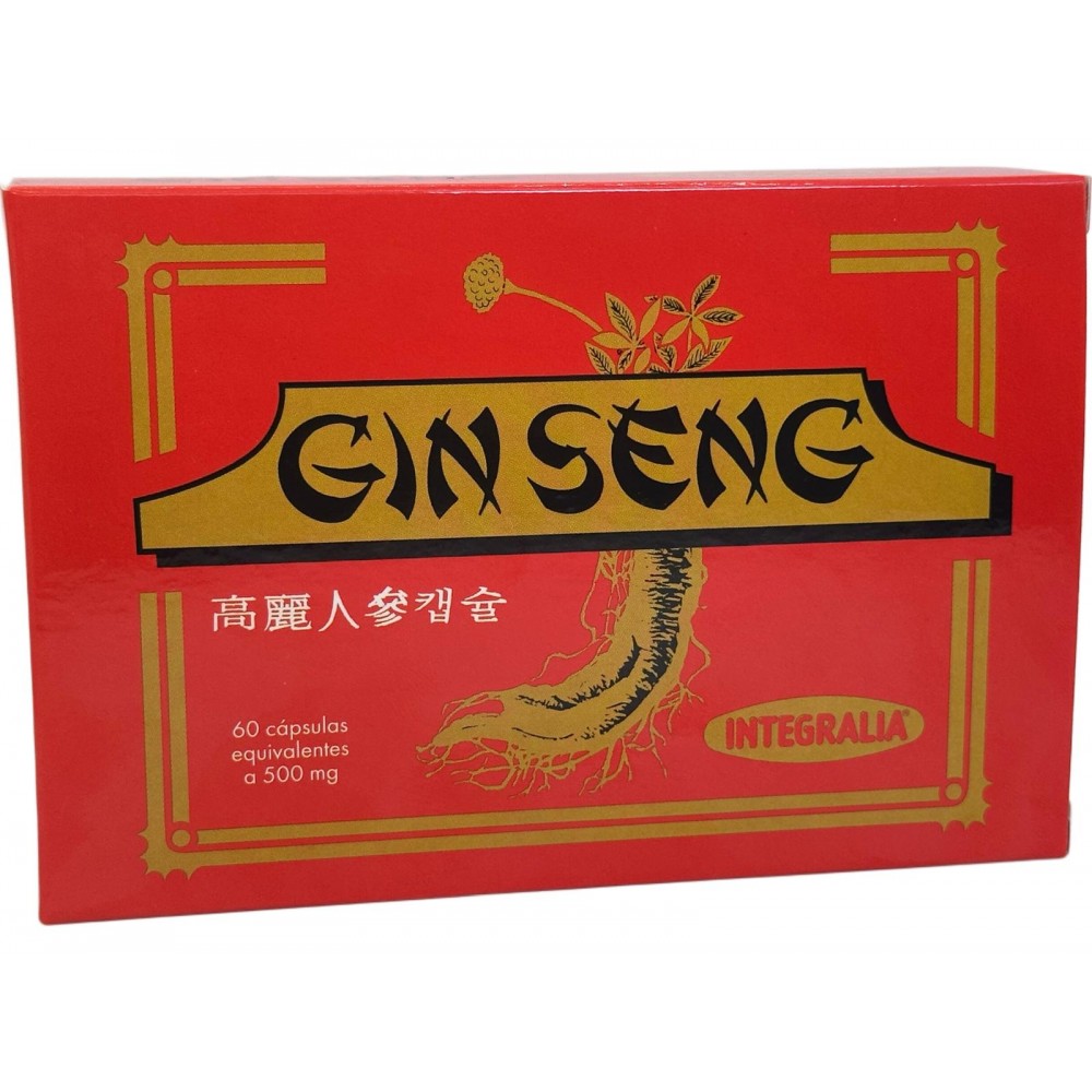 Ginseng coreano (Panax ginseng C.A. raiz) 60 cápsulas de Integralia INTEGRALIA 2 Cansancio, fatiga, astenia primaveral salud.bio