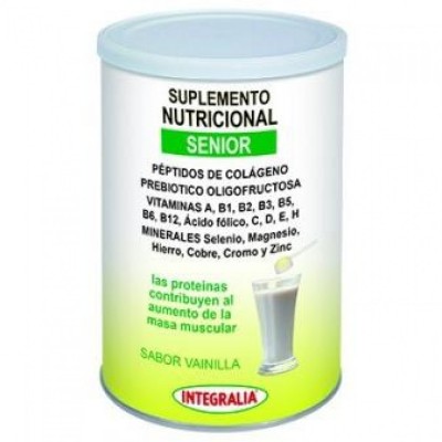 Suplemento Nutricional 300g sabor vainilla de Integralia INTEGRALIA 462 Sénior y Tercera Edad salud.bio