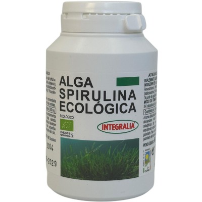 Alga Spirulina Ecológica 500mg 100 cápsulas de Integralia INTEGRALIA 497 Vitaminas y Minerales salud.bio
