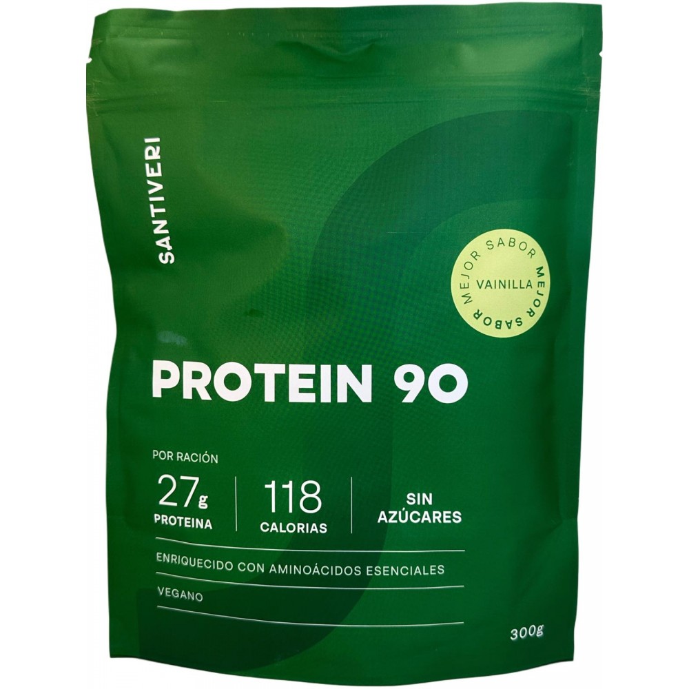 Protein 90 DOYPACK 300g (sabor vainilla) Proteína vegetal de Santiveri Santiveri  SAN-04863 Proteinas salud.bio