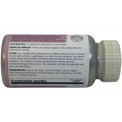 Shilajit 100mg 30 cápsulas vegetales de Solaray SOLARAY SOLA-51284 Suplementos Minerales  salud.bio