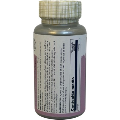 Shilajit 100mg 30 cápsulas vegetales de Solaray SOLARAY SOLA-51284 Suplementos Minerales  salud.bio