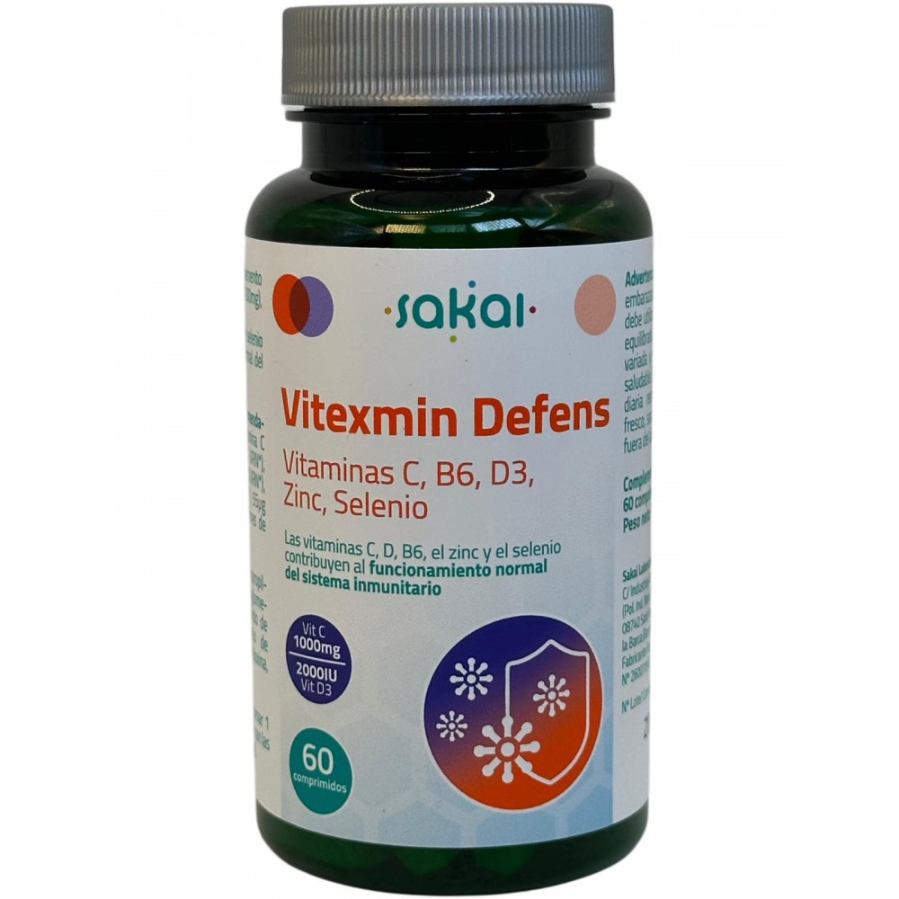 Vitexmin Defens 60 comprimidos de Sakai Sakai 4232 Sistema inmunitario salud.bio