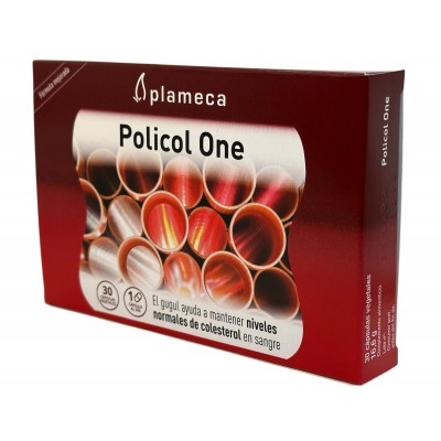 Policol One 30 Cápsulas de Plameca Plameca PLA-84553 Ayudas niveles Colesterol y Trigliceridos salud.bio