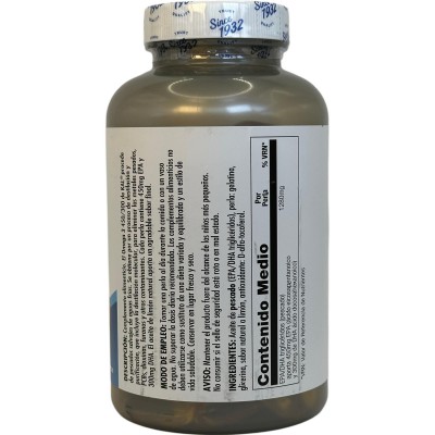 Big omega 3 de 450mg EPA y 300mg DHA 120 perlas sabor limón de Kal KAL KAL-46148 Sistema circulatorio salud.bio