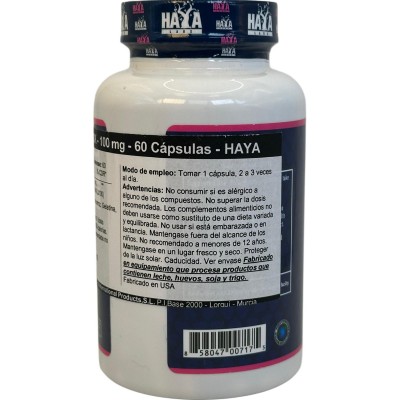 Longjack (Eurycoma longifolia) 100:1 / 100mg / 60 Caps de Haya labs Haya Labs HAY-15683 Salud Sexual y Fertilidad salud.bio