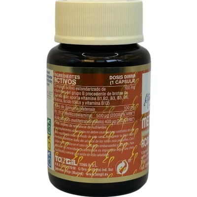 METIL B12 ÁCIDO FÓLICO 60 cápsulas ESTADO PURO de Tongil Tongil M46 Vitamina B salud.bio