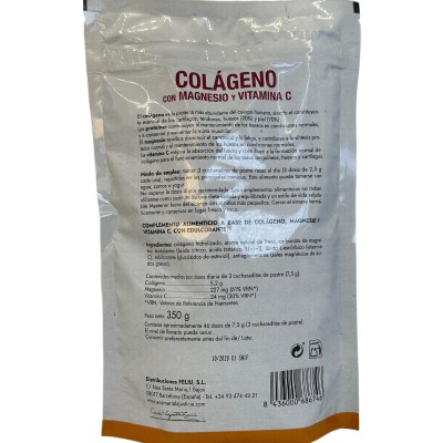 Colágeno con Magnesio y Vitamina C, 350g Polvo, sabor Fresa de Ana Maria Lajusticia Ana Maria LaJusticia ANA-68073 Articulaci...