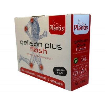 GELISAN PLUS FLASH (Articulaciones y muscular) 14 ampollas de PLANTIS Artesania Agrícola 080063 Articulaciones, Huesos, Tendo...