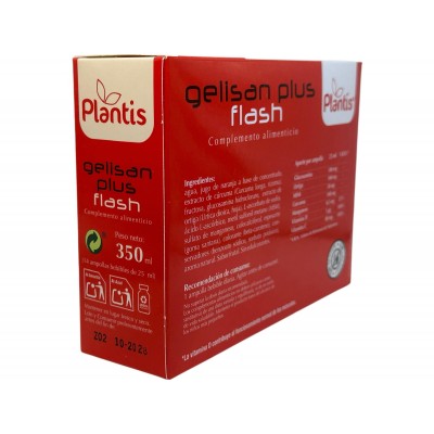 GELISAN PLUS FLASH (Articulaciones y muscular) 14 ampollas de PLANTIS Artesania Agrícola 080063 Articulaciones, Huesos, Tendo...