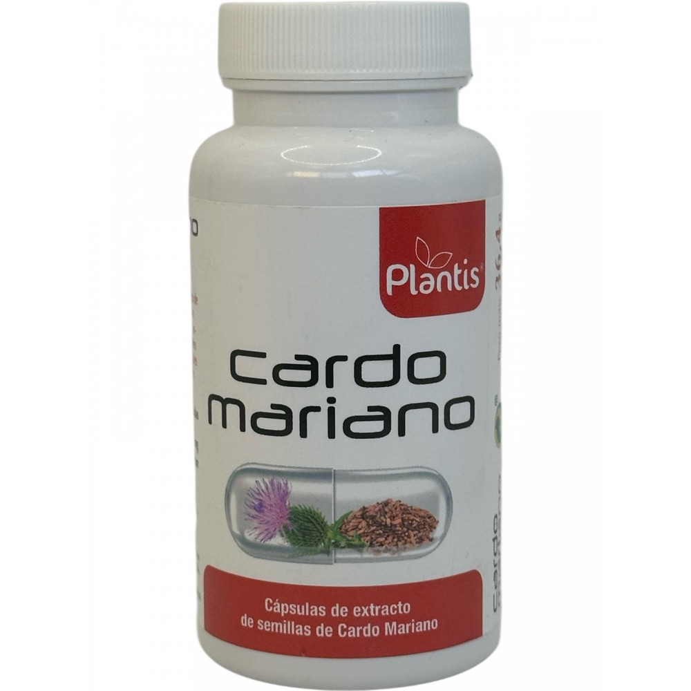 Cardo Mariano Extracto (Milk Thistle 27% Silimarina) 405mg 90 cápsulas de Plantis Artesania Agrícola ART-04239 Higado y siste...