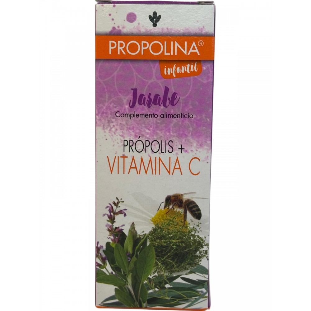 PROPOLINA infantil JARABE (Própolis + Vitamina C) 150ml de Plantis Artesania Agrícola ART-04373 Acción benéfica garganta y pe...
