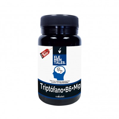 Triptófano+B6+Mg - Elementales de Novadiet Novadiet 53504 Estados emocionales, ansiedad, estrés, depresión, relax salud.bio