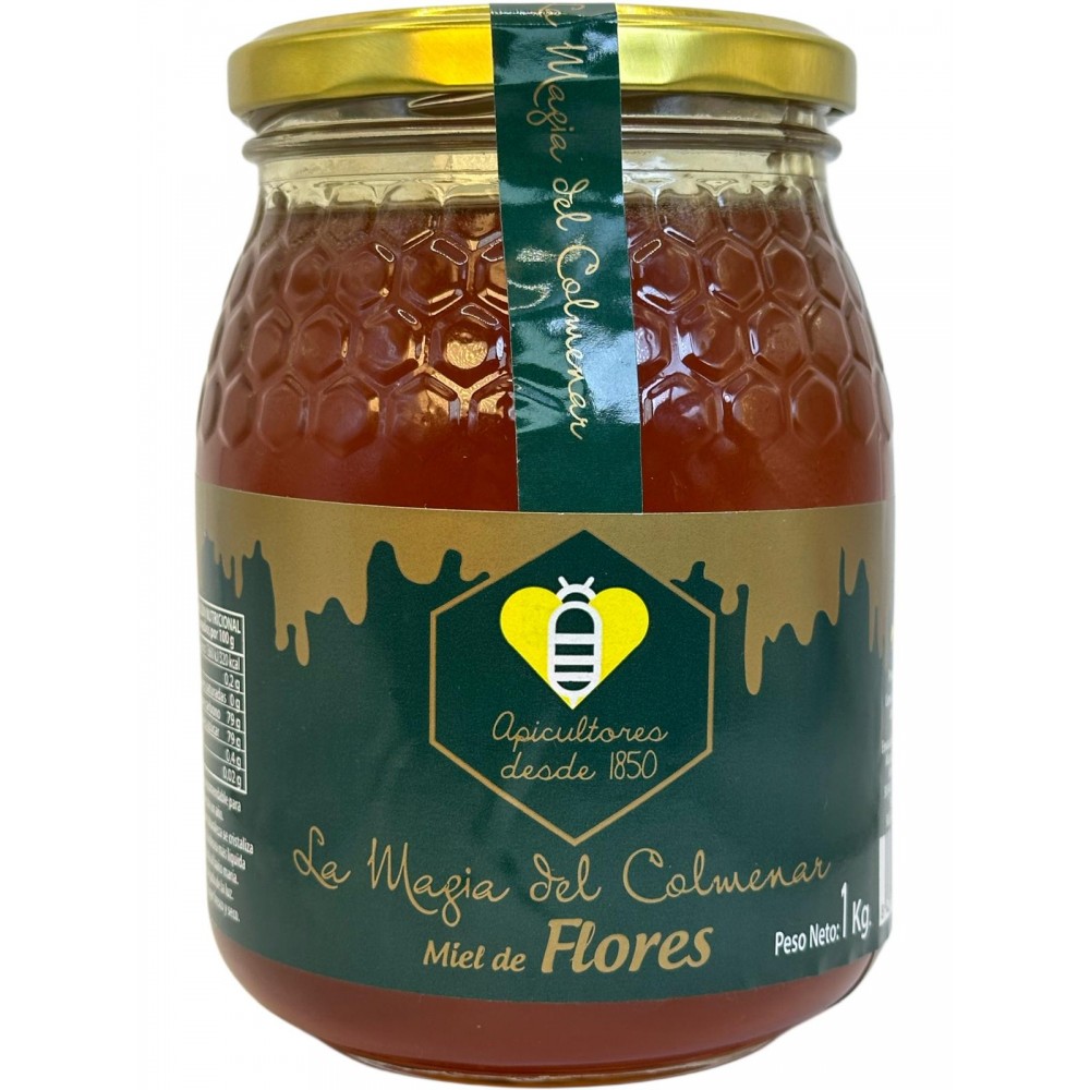 MIEL de Mil Flores 1Kg de la Magia del Colmenar La Magia del colmenar 8437019239060 Miel, Polen, Jalea Real, Propolis salud.bio