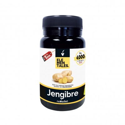 Jengibre - Elementales de Novadiet Novadiet 53505 Suplementos Naturales acción Analgesica, Antiinflamatoria, malestar, dolor ...
