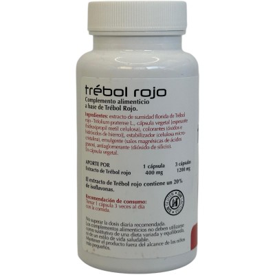 Trébol rojo 60 cápsulas de 565mg de Plantis Artesania Agrícola ART-04267 Menopausia salud.bio