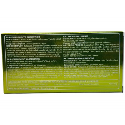 Aceite Puro de comino negro en perlas Cuminmar de Marnys Marnys  Ayudas aparato Digestivo salud.bio