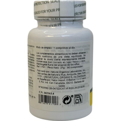 Ácido fólico HEARTS (B9, B6 y B12 metil) 90 comprimidos de NaturesPlus NaturesPlus NPLUS-01791 Vitamina B salud.bio