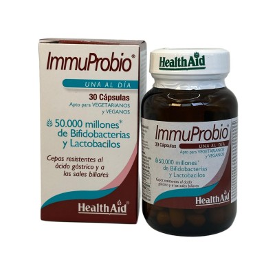 ImmuProbio (50.000 millones) 30 cápsulas de Health Aid Health Aid 802330 Ayudas aparato Digestivo salud.bio