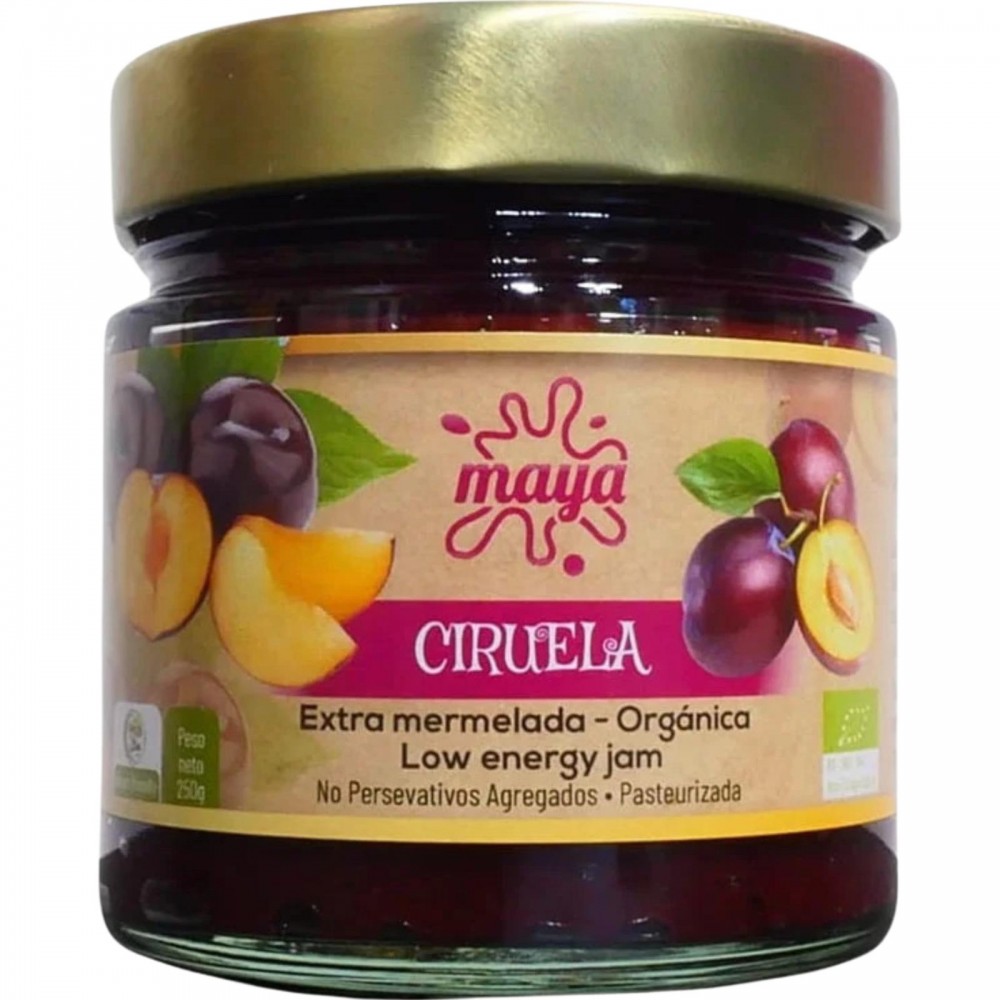 Mermelada de Ciruela Extra Orgánica 250g de Maya Organic Maya Organic MAY-71061 Alimentación salud.bio