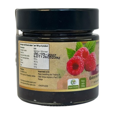 Mermelada de FRAMBUESA Extra Orgánica 250g de Maya Organic Maya Organic MAY-71059 Alimentación salud.bio