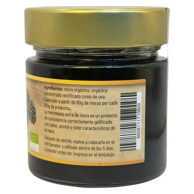 Mermelada de MORAS Extra Orgánica 250g de Maya Organic Maya Organic MAY-71060 Alimentación salud.bio
