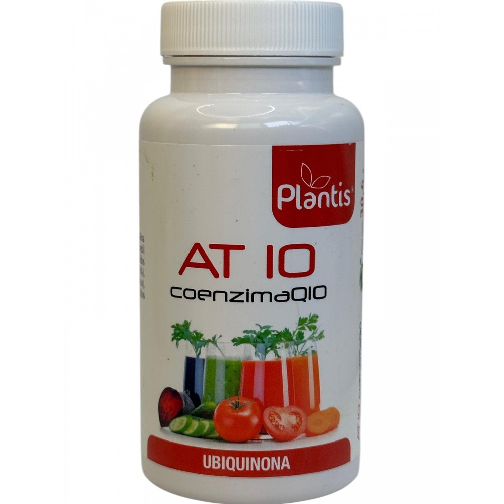 AT10 (Coenzima Q10) 100mg 60 cápsulas de Plantis Artesania Agrícola 092020 Antioxidantes salud.bio