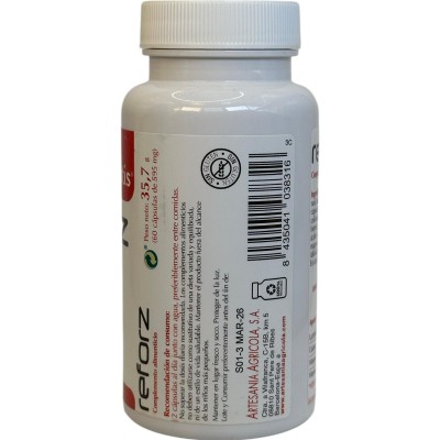 Reforz defensas (Lactoferrina + calostro) 60 cápsulas de Plantis Artesania Agrícola ART-080149 Sistema inmunitario salud.bio