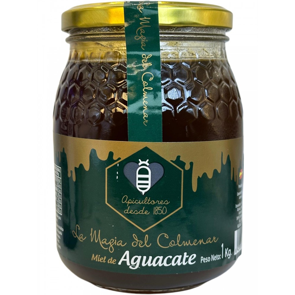 MIEL de Aguacate 1Kg de la Magia del Colmenar La Magia del colmenar MAG-23986 Miel, Polen, Jalea Real, Propolis salud.bio