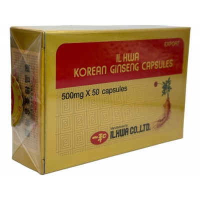 Ginseng IL HWA de 500mg en 50 cápsulas de Tongil Tongil A04 Cansancio, fatiga, astenia primaveral salud.bio