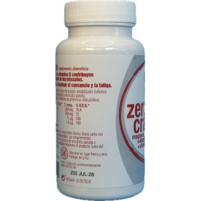 Zero Cramps (Magnesio+Potasio+D3+B6) de Plantis Artesania Agrícola ART-092037 Articulaciones, Huesos, Tendones y Musculos, co...