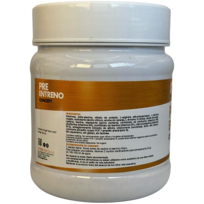 PreEntreno CONCEP (Pre-Work) 500g de Megaplus Megaplus MEG-142060 Suplementos Deportivos (Complementos Alimenticios) salud.bio