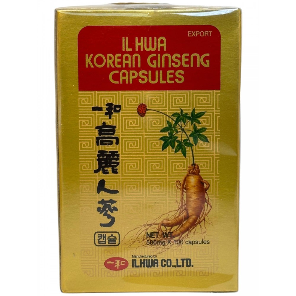 Ginseng IL HWA de 500mg en 100 cápsulas de Tongil Tongil A05 Cansancio, fatiga, astenia primaveral salud.bio