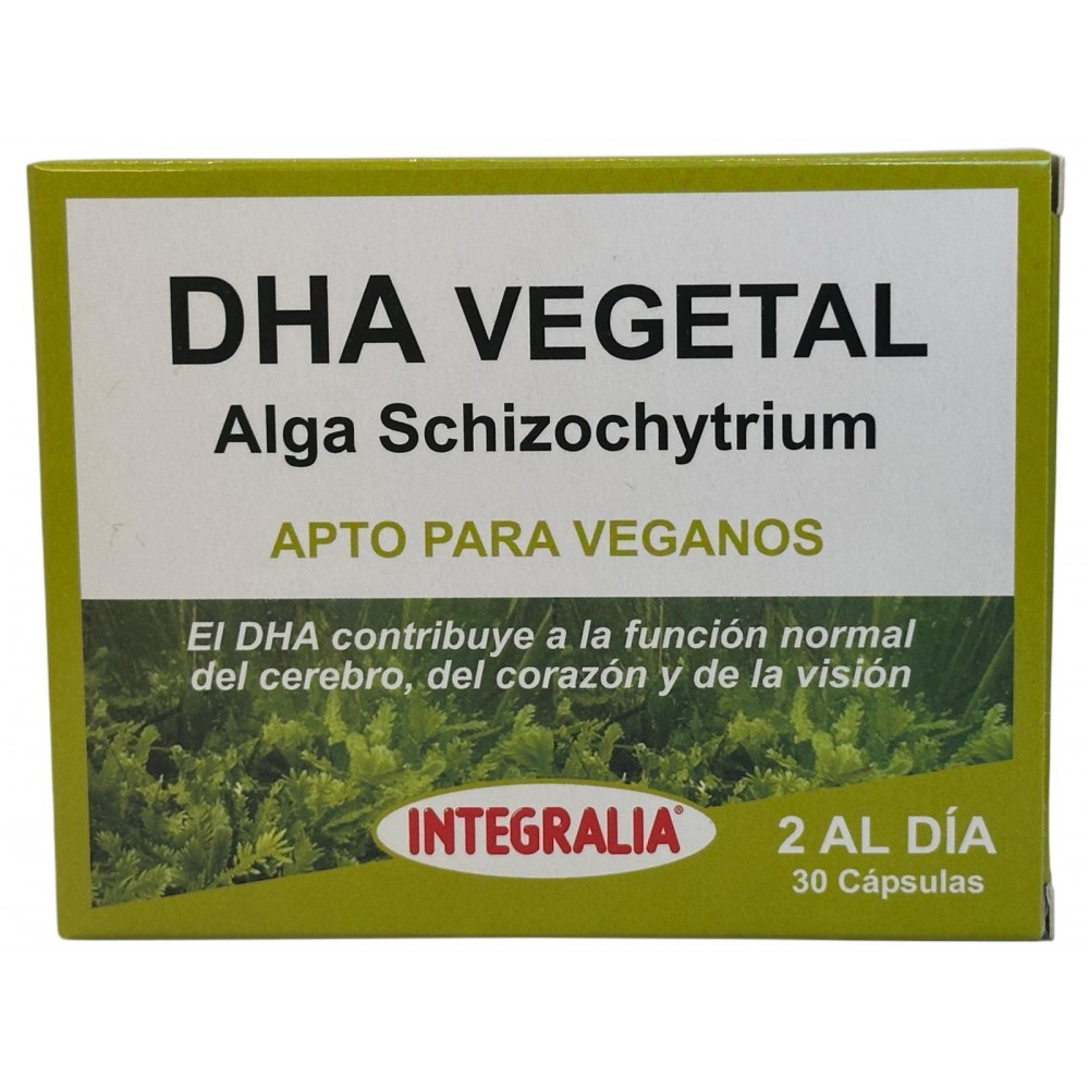 DHA Vegetal Alga Schizochytrium 30 cápsulas de integralia INTEGRALIA 503 Complementos Alimenticios (Suplementos nutricionales...