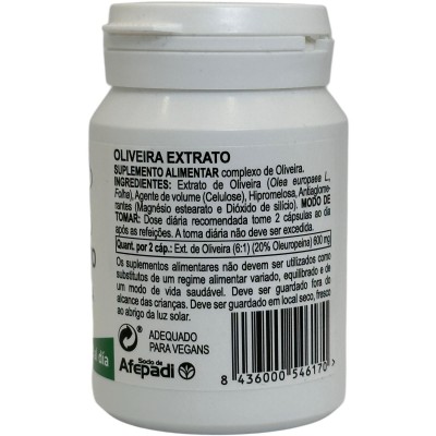 Olivo extracto seco 60 comprimidos de Integralia INTEGRALIA GEN-54617 PLANTAS EN COMPRIMIDOS salud.bio