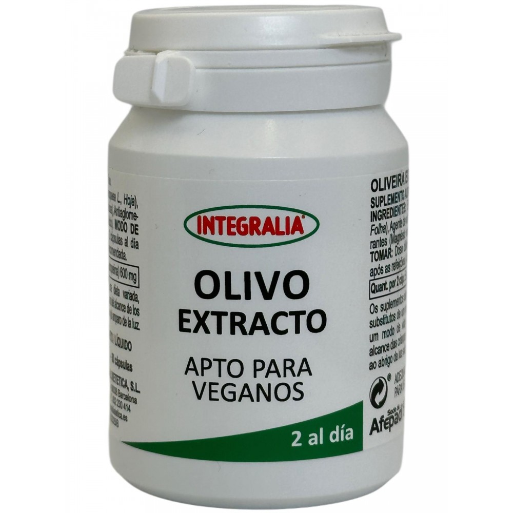 Olivo extracto seco 60 comprimidos de Integralia INTEGRALIA GEN-54617 PLANTAS EN COMPRIMIDOS salud.bio